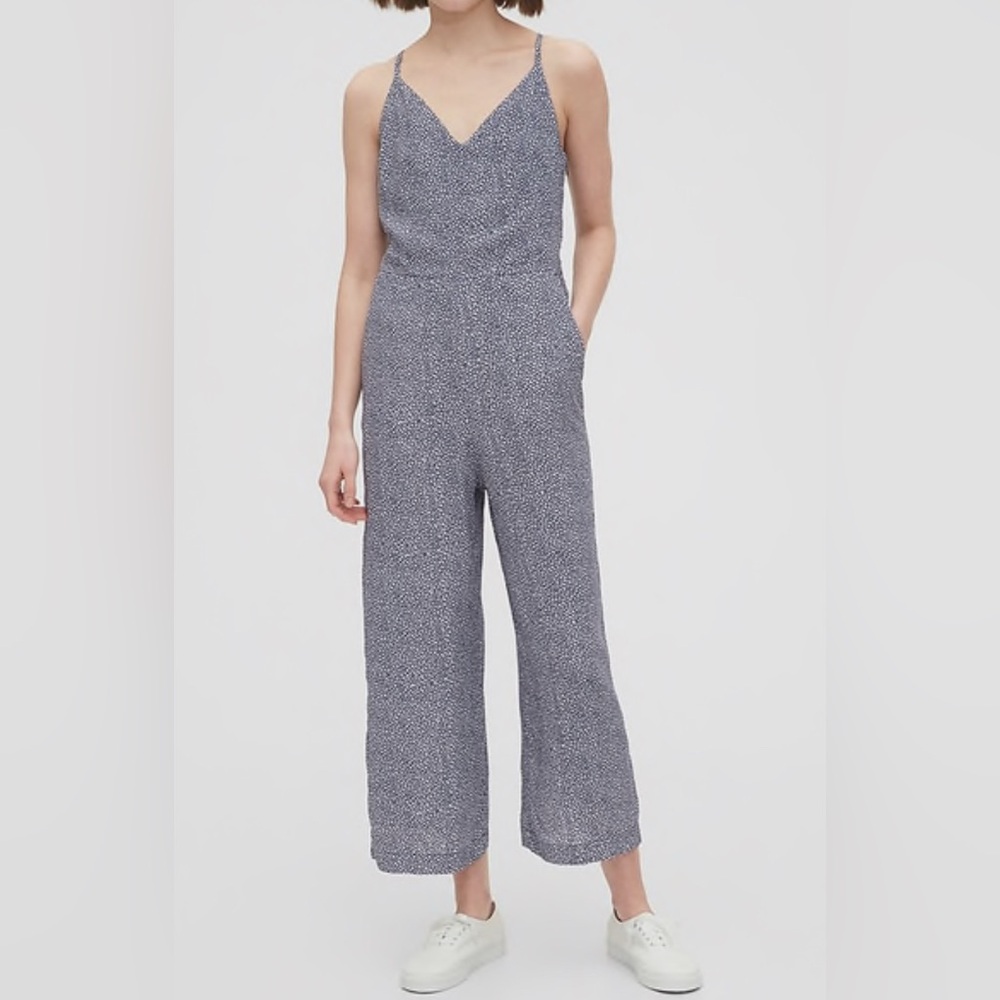 Gap Women’s Tie Back Floral Jumpsuit